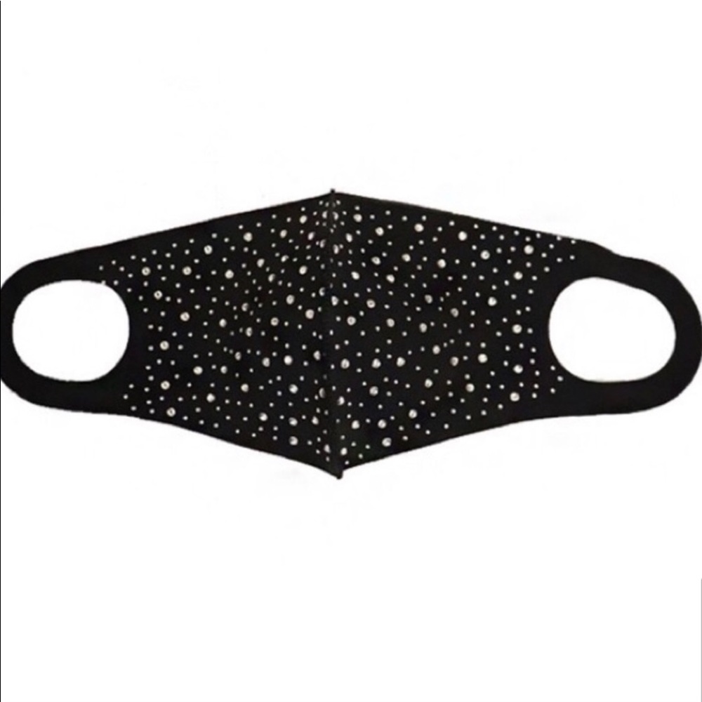 Sparkly Rhinestones Reusable Fashion Face Mask - Picture 8 of 12